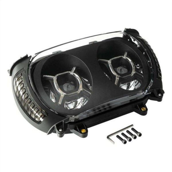 2015-2020 Harley Road Glide Led Headlight Upgrade With Turn Signals And DRL – Bild 4