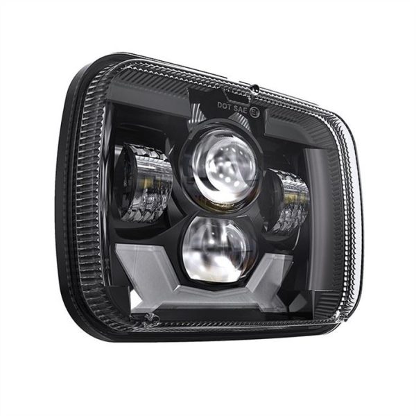 2021 Flechosa de camión LED para Jeep YJ Floor de 5x7 pulgadas para Cherokee XJ - Imagen 5