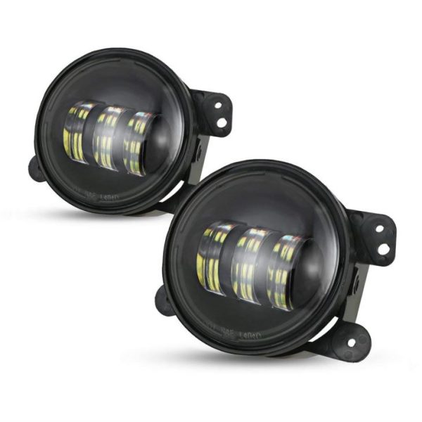 4 Inch Led Passing Lamp For Jeep Wrangler Jk 30W 4' Led Fog Light For Jeep Jk