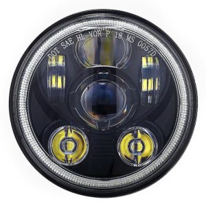 5.75 HalO Feelights a LED per Harley Davidson Motorcycle VRSCDX Dyna FLSTSC