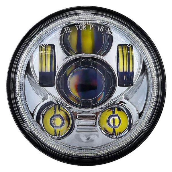 5.75 Phares Halo LED pour Harley Davidson Motorcycle VRSCDX Dyna Flstsc – Image 5