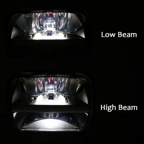 5x7 Inch Halo Led Headlight For Jeep - Image 4