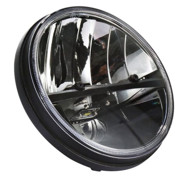 7 Inch Led Headlight Round Led 12v Black For Halry Jeep — изображение 2