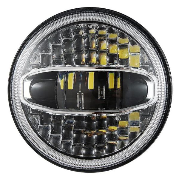 7 Inch Led Round Headlight Led 12V Round 7 Inch Headlights For Harley Motorcycly For Jeep JK - Image 2