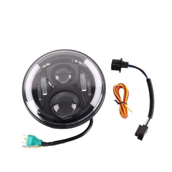 7 Inch Round LED Headlight - immagine 2