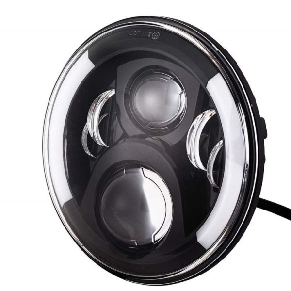 7 Inch Round LED Headlight - immagine 3