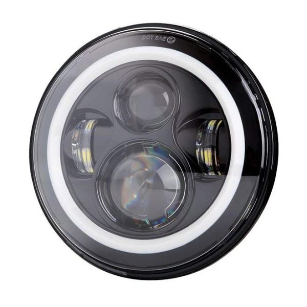 7 Inch Round Mercedes G Class Headlights Halo Mercedes Benz G Class Led Headlights Replacement - Image 2