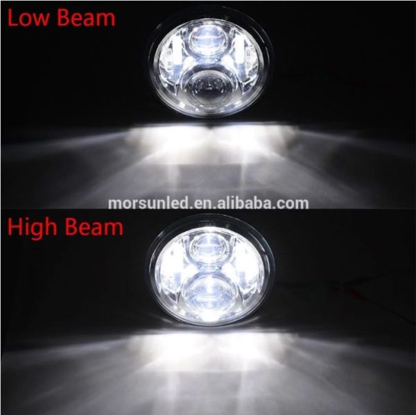 7'' Led Headlight For Royal Enfield Motorcycle - immagine 3