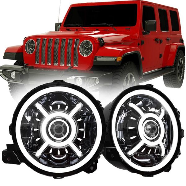 9 Inch Round JL LED Headlight Directly Fits For Jeep Wrangler JL Rubicon Sahala