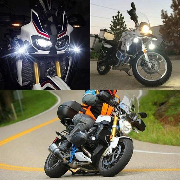 Auxiliary LED Driving Lights For BMW F800GS ADV / R1200GS / R1200GS Motorcycle - immagine 2