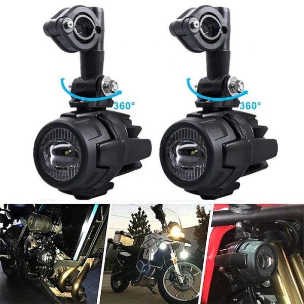 Auxiliary LED Driving Lights For BMW F800GS ADV / R1200GS / R1200GS Motorcycle - immagine 4