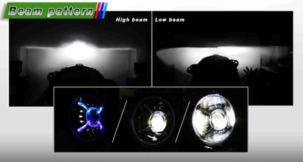 China Morsun Newest 9 Headlights For Jeep Wrangler JL - Image 3