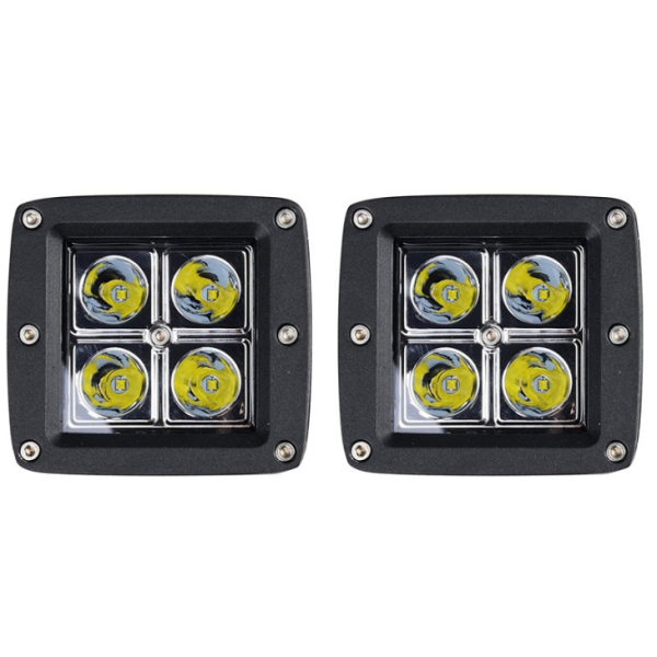 E-Mark 16w LED Work Light Spot/flood Beam Square Work Lamp For Off-Road For Jeep - Image 2