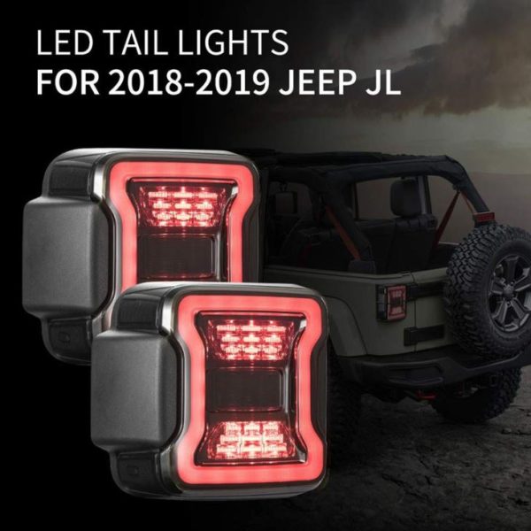 Factory LED Tail Light Reverse/brake/turn Light For 2018 Jeep Wrangler JL RUBICON/SPORTS/SAHARA/MOAB - Image 3