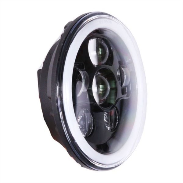 Morsun Auto Lighting system Black Chrome 58w Round LED Headlamp For 07-17 Jeep Wrangler Unlimited JK 4 Door - Image 5