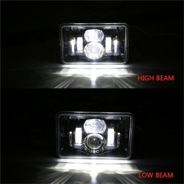 H4656 4x6 Led Headlights For Freightliner FLD120 FLD132 FLD112 4x6 Led Projector Headlights - Image 2