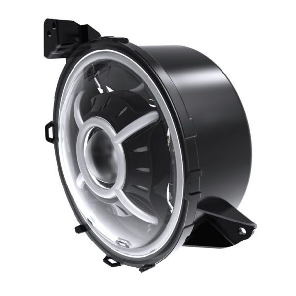 Wrangler JL Accessories 9 Inch Round Headlamp Driving Beam Halo Signals For Jeep Wrangler JL 2018-2019 - immagine 2