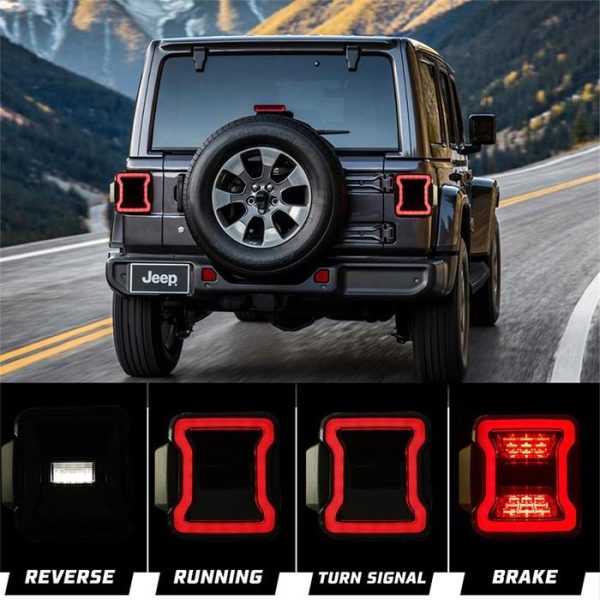 LED Tail Light For Jeep Wrangler JL 2018+ & Wrangler Unlimited JL - Image 2