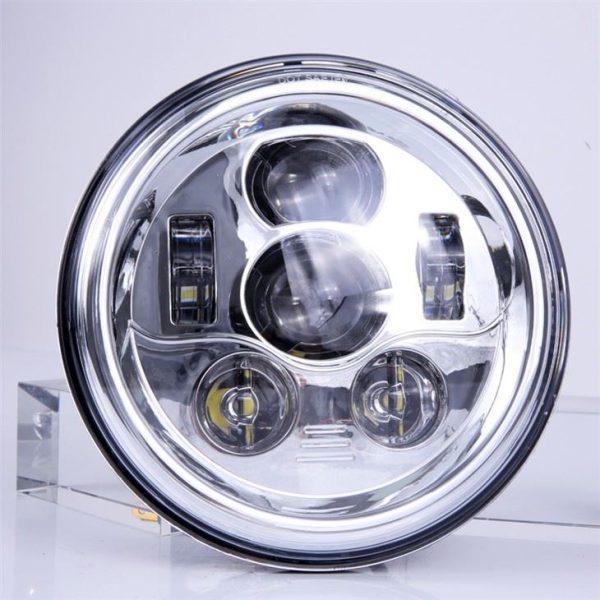 Morsun 12v 24v 58w LED Headlight For Wrangler JK 7inch Round Headlight High Low Beam Light - Image 3