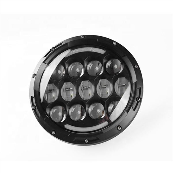 Morsun 7 Inch LED Round 105W Headlight For Wrangler JK Car Headlamp With DRL Halo — изображение 2