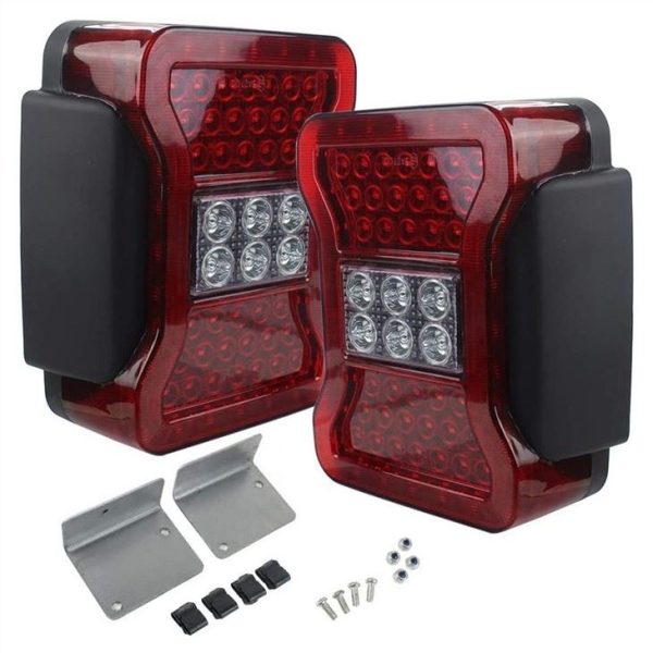 Morsun Auto Parts LED Tail Light US EU Version For 2007-2015 Jeep Wrangler JK - immagine 2