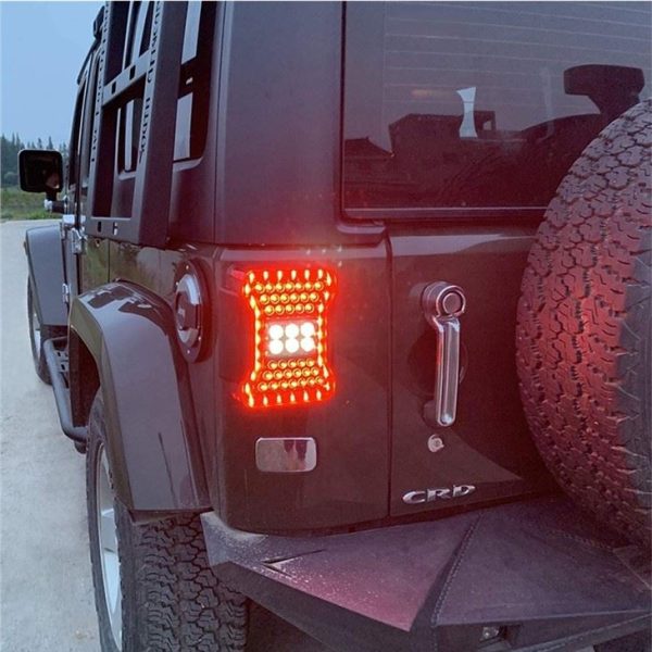 Morsun Auto Parts LED Tail Light US EU Version For 2007-2015 Jeep Wrangler JK - immagine 5