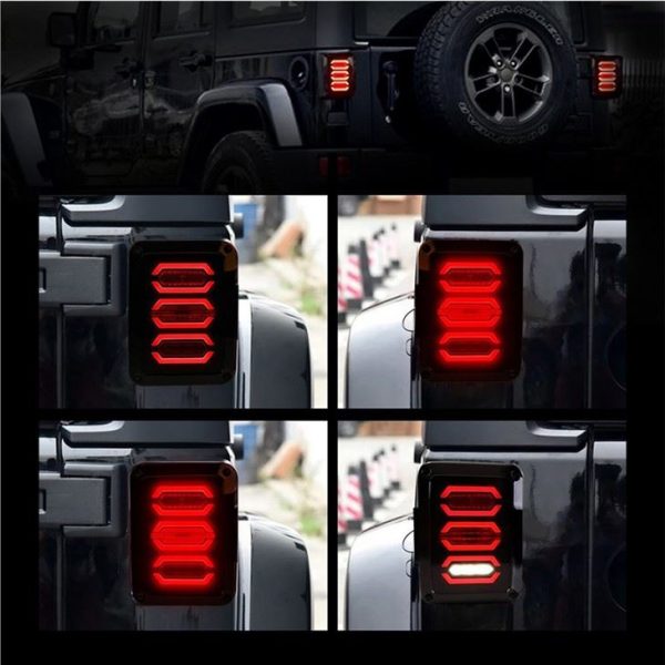 Morsun Brake Reverse Turn Signal Light For 2007-2018 JK JKU Wrangler Tail Lamp — изображение 4