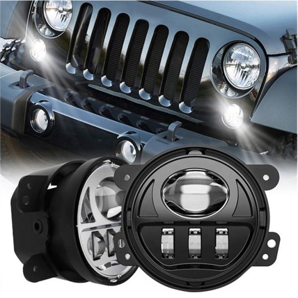 MORSUN Car Accessories 4inch Fog Light For Jeep Wrangler JK LED Fog Light