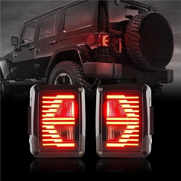 Morsun Car Accessories Tail Light Turn Signal Lamp For 07-15 Jeep JK Wrangler - immagine 2