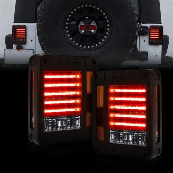 Morsun Car Reverse Lamp For 2007-2017 Jeep Wrangler JK Red Yellow Stop Light