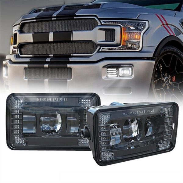 Morsun DOT SAE Approved LED Projector Fog Lights For 2015-2020 Ford F150 F-150 2017-2018 Super Duty