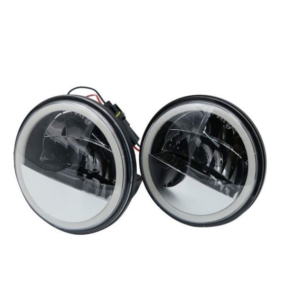 Morsun LED Driving Fog Lights For Harley-davidson Fog Lamp With Angel Eyes DRL — изображение 2