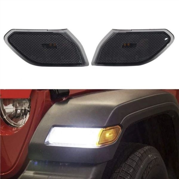 Morsun LED Sidemarkers Turn Signal Light For 2018+ Jeep JL Wrangler - Image 2