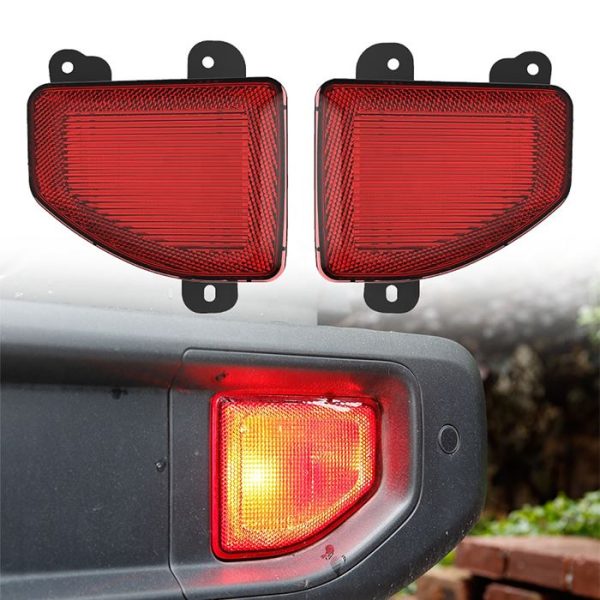 Morsun Rear Bumper Brake Lights For 2018 2019 2020 Jeep JL JT RUBICON SAHARA RUBICON