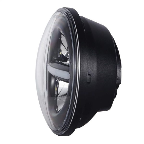 Morsun Round LED Charlamps con Flatino de Halo Angel Eyes DRL para Jeep Wrangler JK - Imagen 3