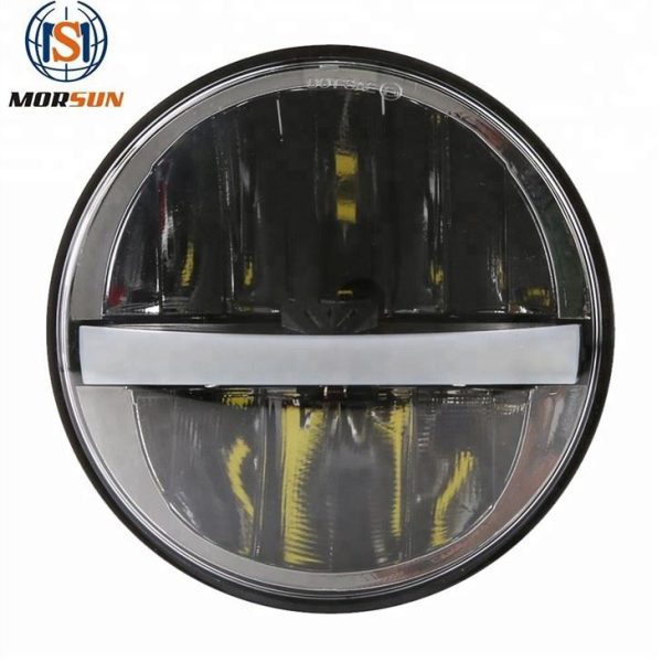 Morsun Round LED Headlight For Harley Motorcycle 5 3/4 H4 Led High Low Beam