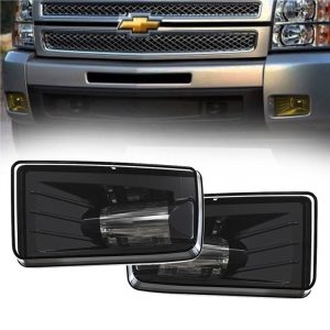 Morsun Square LED Fog Lights Projector For Chevy GMC SILVERADO 07-16 Silverado