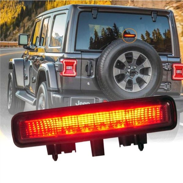 Morsun Tail Light For Jeep Wrangler JL 2018 2019 Sahara Rubicon High Mount Brake Light