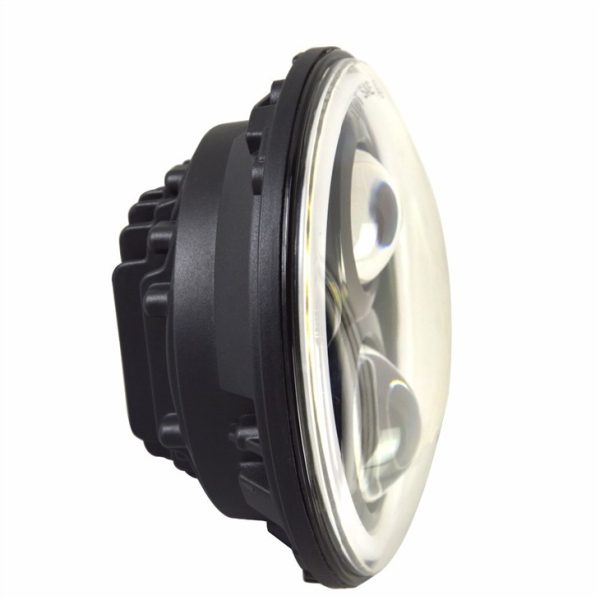 Morsun Wholesale Price Full Halo LED Headlight Projector for Jeep Wrangler JK TJ LJ CJ - Image 4