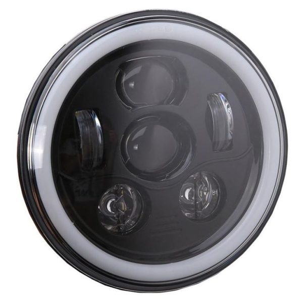 New Function Multi-colors 7 Inch RGB Led Headlight With Yellow Turn Signal Light For Jeep JK - Image 2