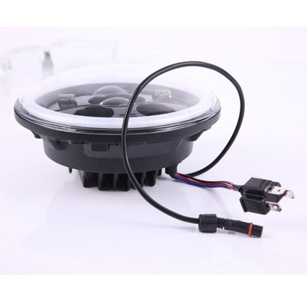 New Function Multi-colors 7 Inch RGB Led Headlight With Yellow Turn Signal Light For Jeep JK - Image 5