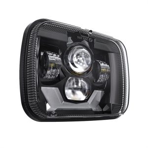 Nuevo faro de LED de 5x7 pulgadas para Jeep Cherokee XJ Cosco con DRL y señal de giro