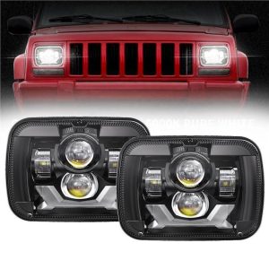 Rectangula 5x7 LED Faro Jeep Cherokee XJ Jeep Wrangler YJ Truck Fehlights GMC