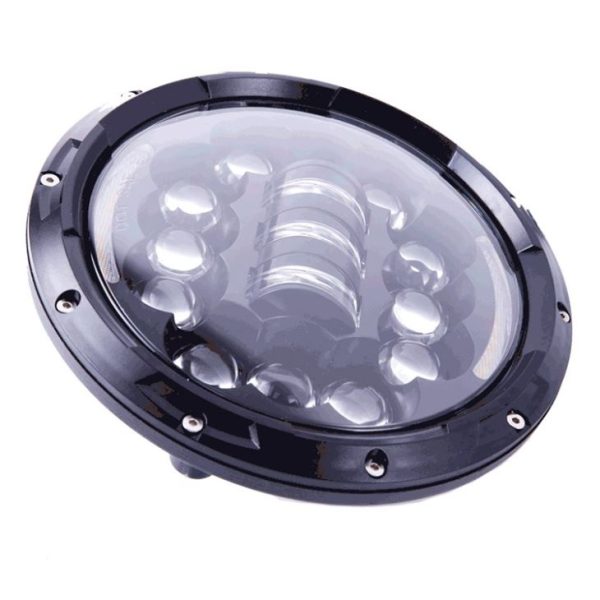 Round 7 Inch 90w Led Motorcycle Headlight 12v H4 Led Light - Image 2