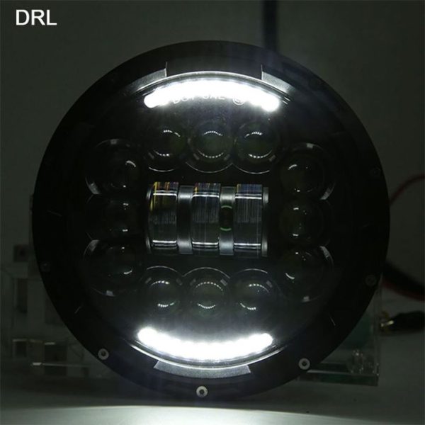 Round 7 Inch 90w Led Motorcycle Headlight 12v H4 Led Light - Image 4