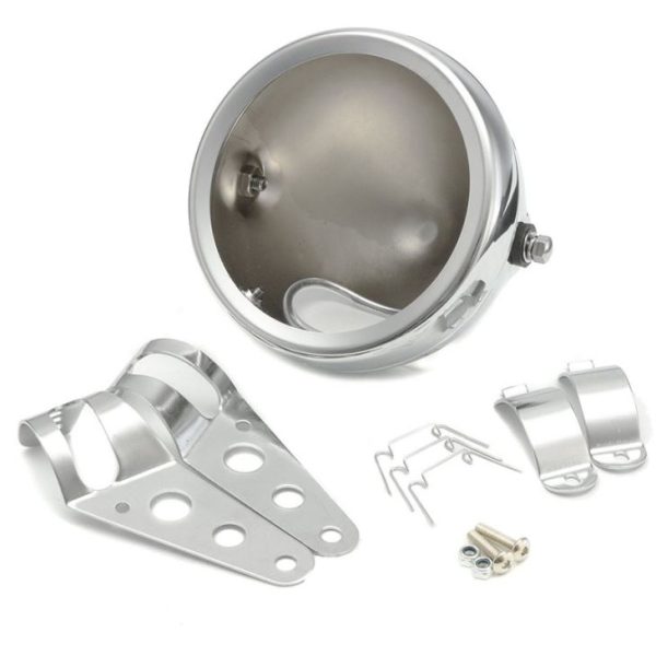 Round Motorcycle Headlight - Image 2