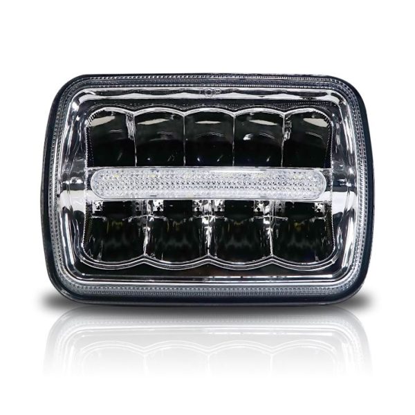 Rectangular 5x7'' H4 Led Headlight For Jeep Truck — изображение 2