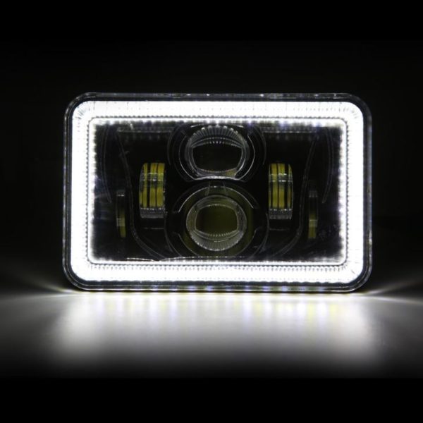 Truck Accessories 4x6'' Led Halo Headlight Auto lighting system — изображение 6