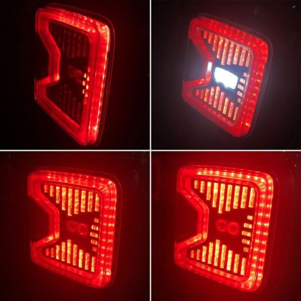 US Version 2018 Jeep Wrangler JL Led Tail Lights Rear Led Brake Lamps - Image 4