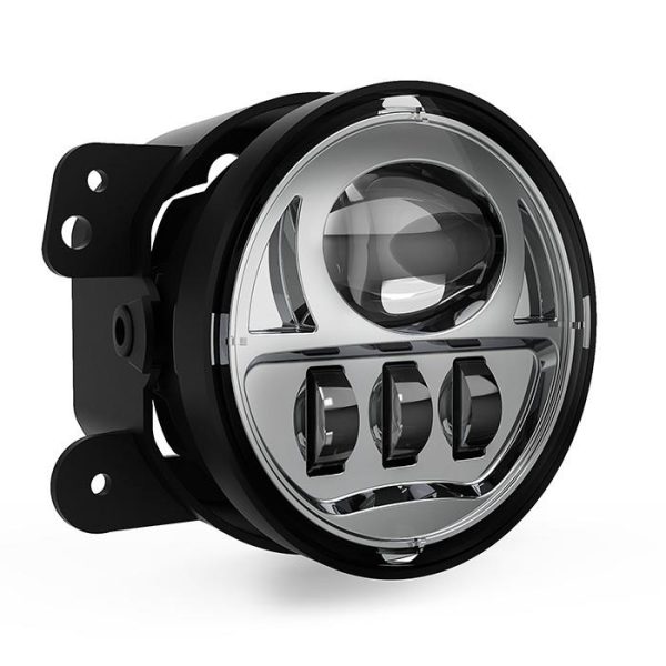 Jeep Wrangler JL de alto rendimiento JL Fog Light 4 Luz antiniebla LED redonda de pulgadas - Imagen 3